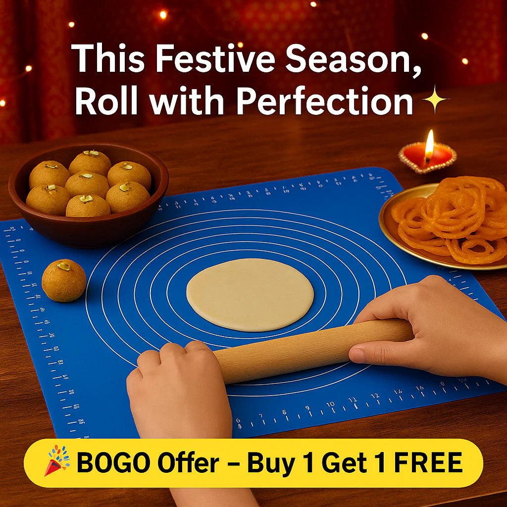 ✨ Perfect Rotis, Zero Mess – Silicone Rolling Mat 🍞 | Buy 1 Get 1 FREE