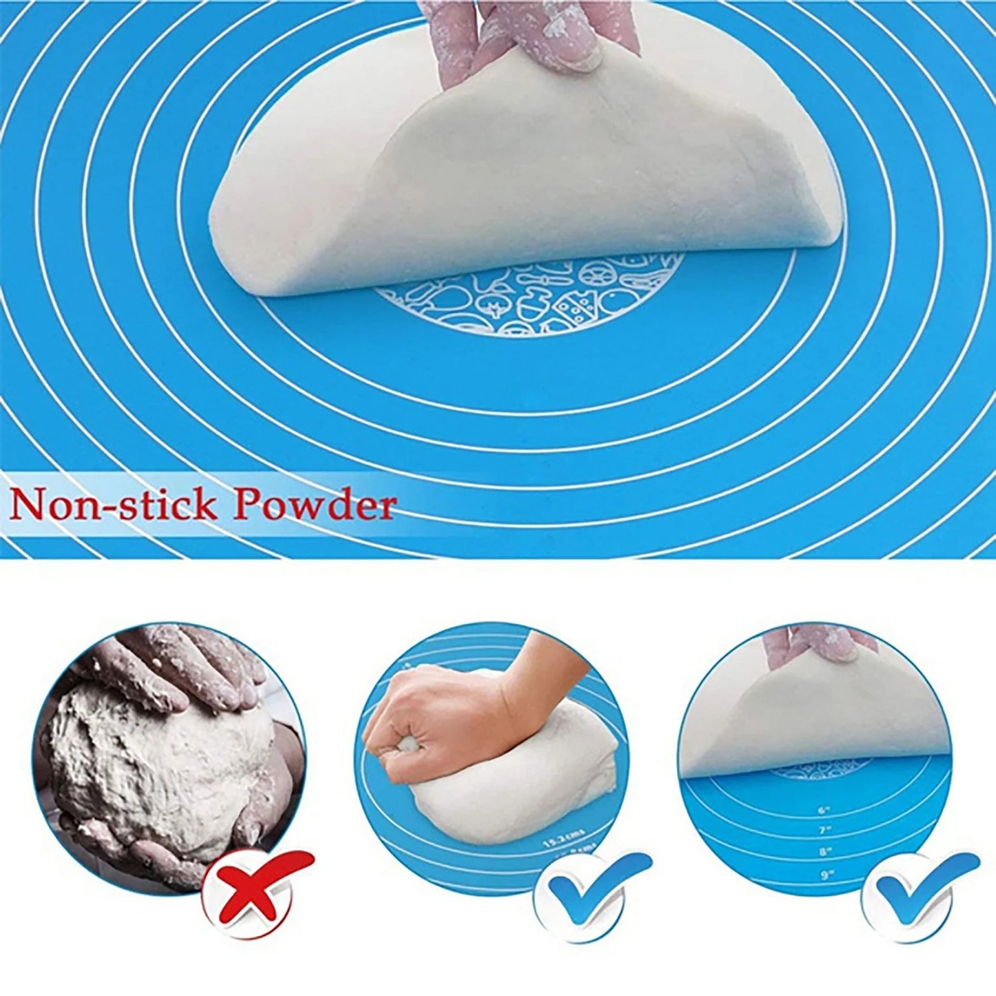 ✨ Perfect Rotis, Zero Mess – Silicone Rolling Mat 🍞 | Buy 1 Get 1 FREE