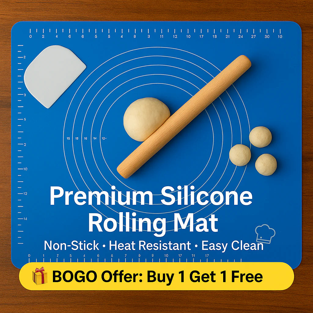 ✨ Perfect Rotis, Zero Mess – Silicone Rolling Mat 🍞 | Buy 1 Get 1 FREE