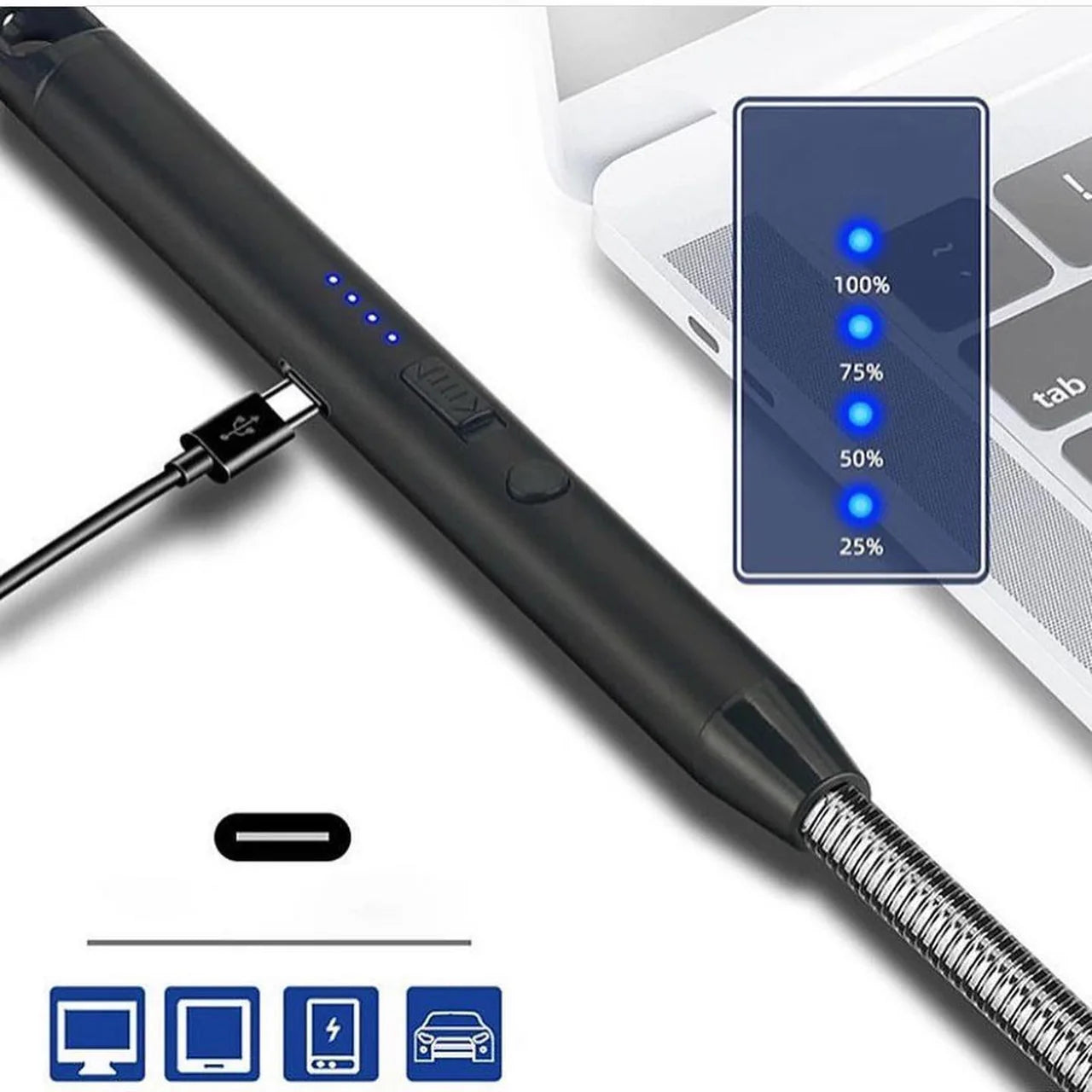 ⚡ Rechargeable Electric Lighter – No Fuel Required!